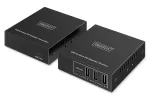 USB 3.2 Gen1 CAT prailgintuvas DIGITUS DA-73121 &mdash; 5 Gbps, 4 prievadai (3&times; USB-A, 1&times; USB-C), 100 m, maitinimas nuolatinės srovės