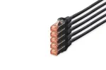 Tinklo kabelis Digitus CAT 6 S/FTP RJ-45 10m Juodas