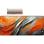 Mechaninė žaidimų klaviatūra Sharkoon SKILLER SGK50 S3 Design Bundle D6 &mdash; oranžinė/pilka