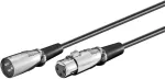 Microconnect XLRMF10 garso kabelis 10 m XLR (3 kontaktų) Juoda