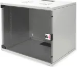 Sieninis serverio spintos rėmas ROLINE 9U, 19 colių 540x400 mm, pagrindinis komplektas, pilka