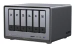 Ugreen DXP6800 Pro NAS stalinis kompiuteris Intel&reg; Core&trade; i5 8 GB DDR5 pilka, juoda