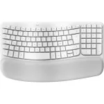 Logitech Ergo Series Wave Keys for Mac - Belaidė klaviatūra - Bluetooth LE - AZERTY - Prancūzi&scaron;kas i&scaron;dėstymas - Off-White (920-012406)