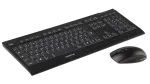 CHERRY B.Unlimited 3.0 belaidė klaviatūra su pele, RF, AZERTY, juoda