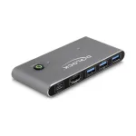 DeLOCK HDMI KVM jungiklis 8K 60 Hz su USB 5 Gbps