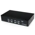 StarTech.com 4 prievadų profesionalus VGA USB KVM jungiklis su stebulės funkcija