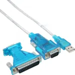 InLine USB į RS-232 adapterio kabelis USB A / DB9 vyri&scaron;kas 1,8 m