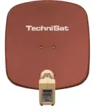 Palydovinė antena TechniSat Digidish 45 Twin raudona