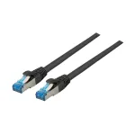 EFB-Elektronik RJ45 jungiamasis kabelis Cat.6A S/FTP TPECat.7 superflex juodas 0,5m