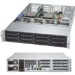 Supermicro 2U 12x3.5 kar&scaron;tai keičiamų diskų korpusas 2x1200W be OS