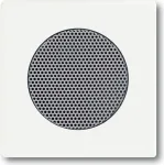 BUSCH JAEGER 8223 U - Ki&scaron;tukinis lizdas, baltas, matinis, 63 mm