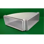 Ortakio alkūnė Faber Curve CRO 90, 90&deg;, 220 x 90 mm