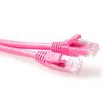 ACT Pink 20 metrų U/UTP CAT6 jungiamasis laidas su apsaugotais RJ45 ki&scaron;tukais