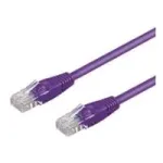 Goobay 95563 CAT 5e tinklo jungiamasis laidas, U/UTP, 1,5 m, violetinis, CCA