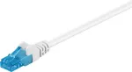 Goobay CAT 6a Patch Laidas, U/UTP, Baltas, 3 m - LSZH Halogen-Free, Varis (59827)
