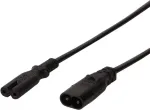 Logilink maitinimo laido ilgintuvas, 2 m, juodas (CP129)
