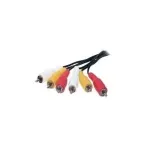 Garso kabelis ShiverPeaks BASIC-S 3x RCA - 3x RCA 5,0 m