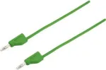 VOLTCRAFT matavimo laidas [Ki&scaron;tukas 4 mm - Ki&scaron;tukas 4 mm] 5 m Žalias MSB-300 (MSB-300-5-GR)