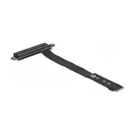 DeLOCK 64133 M.2 Key M adapteris į PCIe x16 NVMe su lanksčiu 20 cm kabeliu