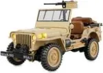 Amewi Jeep Willys MB Scale Crawler 4WD 1:14 RTR smėlio spalvos 14+ (22738)