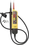 Fluke T90 &ndash; laidų ir kabelių testeris &ndash; juoda, pilka, raudona, geltona &ndash; AAA baterijos &ndash; 70 mm &times; 38 mm &times; 260 mm &ndash; 280 g