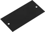 Užpildymo plok&scaron;tė Omnitronic Modul 2HE 44&times;88 mm stovo panelės tu&scaron;čiai angai uždaryti