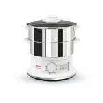 Tefal VC1451 garų virimo aparatas su 2 krep&scaron;eliais, 900 W, balta/nerūdijantis plienas