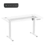 Reguliuojamo auk&scaron;čio elektrinis stalas ergo office ER-400 W &mdash; maksimalus auk&scaron;tis 1160 mm, maksimali apkrova 80 kg