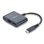 StarTech.com USB-C į HDMI kelių prievadų adapteris su 140W PD įkrovimu, 4K 60Hz HDMI, USB 5Gbps &scaron;akotuvu, mini dokas, skirtas MacBook / Dell / Thinkpad / HP / iPad / plan&scaron;etėms