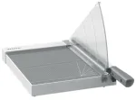 Leitz Precision Home popieriaus pjaustyklė A4, 8 lapų, 80 g/m&sup2;, pilka, guminis pagrindas, 298 mm
