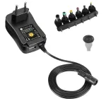Techly IPW-NTS1000G2 universalus maitinimo adapteris, 12 W, juodas