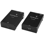 StarTech.com USB 2.0 ilgintuvas per Cat5e/Cat6 kabelį (RJ45) &ndash; iki 50 m &ndash; didelės spartos USB prievado ilgintuvas adapterio rinkinys &ndash; maitinamas &ndash; USB per Ethernet kabelio ilgintuvas &ndash; 480 Mbps &ndash; metalinis