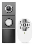 TP-Link Tapo vaizdo durų skambutis D235 + D100C, 2K 5MP, 180&deg; DFOV, IP66, belaidis