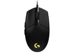 LOGITECH G102 žaidimų pelė USB juoda