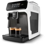 Philips 1200 serijos EP1223/00 espreso aparatas &mdash; 1,8 L vandens talpa, įmontuotas malūnėlis, 275 g pupelių talpykla, 1500 W, baltas