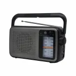 Manta MARDI919BK San Remo juodas FM/AM radijas su maitinimu i&scaron; tinklo ar baterijų ir ausinių lizdu