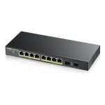 Zyxel GS1900-8HP v3 valdomas L2 PoE gigabitinis Ethernet (10/100/1000) jungiklis, juodas