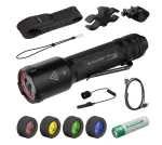 Ledlenser TAC6R Black Hunting Set su kietu dėklu