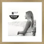 NIELSEN DESIGN Aura Oak 20x20 Wood Picture Frame with Mat 1115002