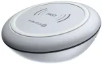 EVELATUS EWC01 belaidis įkroviklis baltas - Qi 10W greito įkrovimo padėklas su Micro-USB laidu