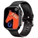 iWear WS78 Plus 2,0 colio &bdquo;Infinite Display&ldquo; Aliuminio-Ceraminis i&scaron;manusis laikrodis su dvigubu Bluetooth skambučiu ir &scaron;irdies ritmo matuokliu, juodas