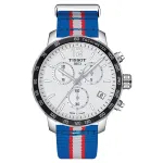 TISSOT T-Sport PRS 200 Vyri&scaron;kas Chronografo Laikrodis 42mm Mėlynas Ciferblatas Nerūdijantis Plienas
