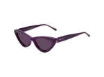 JIMMY CHOO ADDY-S-B3VUR Moteri&scaron;ki katės akies formos akiniai nuo saulės Havana Brown Gradient 52mm