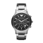 ARMANI AR2434 Vyri&scaron;kas laikrodis su mėlynu ciferblatu ir chronografu, nerūdijantis plienas, 43 mm