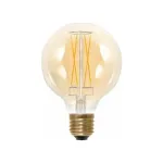 SEGULA LED Globe 95 Gold E27 5W 340Lm 1900K reguliuojamo ry&scaron;kumo lempa