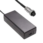 Akyga AK-EV-23 elektrinių dviračių / paspirtukų įkroviklis 72 V (20S) Li-Ion baterijoms, 84 V, 2 A, GX16 12 mm lizdas, 1,2 m