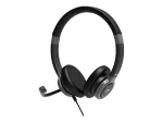 PORT CONNECT | Stereo USB ausinės PRO ON'R 300 | Laidinės | Ant ausų | Triuk&scaron;mo slopinimas | Juodos