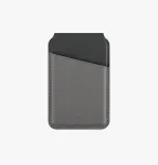 UNIQ Lyden DS Magnetinė piniginė-stovas su RFID apsauga, skirta MagSafe, anglies pilkai juoda