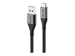 ALOGIC Super Ultra USB-C į USB-A laidas 1 m juodas