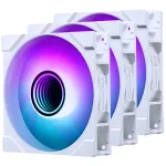 PHANTEKS M25G2-120 D-RGB White 120 mm korpuso ventiliatorius su adresuojamu RGB ap&scaron;vietimu